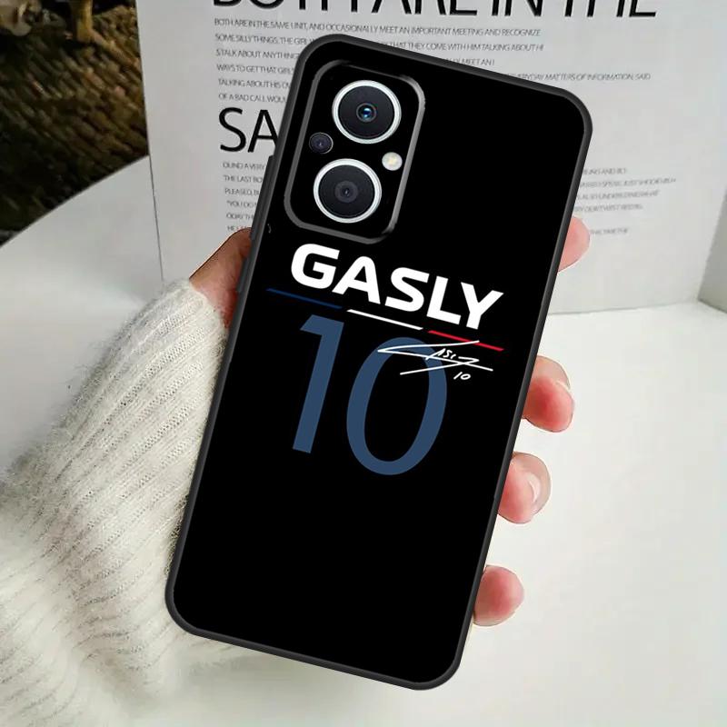 Pierre Gasly 10 F1 Case For OPPO Reno 10 Pro 11F 4 5 6 7 8 Lite 4Z 5Z 8T OPPO Find X2 X3 X5 Lite X6 Pro Cover