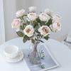 Artificial Flowers Silk Roses Wedding bridal bouquet Holiday Festival Outdoor garden Home Room DIY Gift box Hot sales Accessori