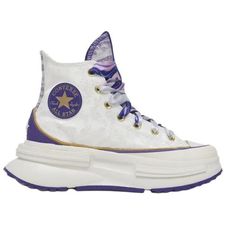 Converse Converse Run Star Legacy CX High Женские Белые Золотые Год Змеи A13350C