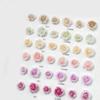 50 шт. смоляных розовых украшений для ногтей, 3D-подвески для ногтей, изысканный дизайн для маникюра своими руками
