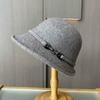 Autumn and winter new high-end dome wool fashion basin hat women's outdoor leisure knitted mother hat warm bucket hat