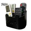 Talos 3D Printed Remote Control Holder, Animal Design Storage Box for Desk, 4-Compartments TV Caddy Desktop Organizer