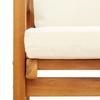 5 piece garden lounge set with cushions solid acacia wood