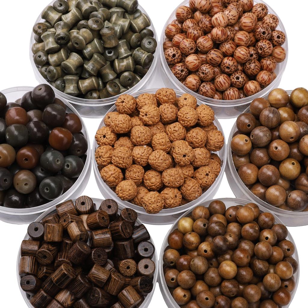 Натуральный Деревянный Тон Свободные Бусины для DIY Изготовления Ювелирных Изделий - Идеально подходят для Браслетов и Ожерелий