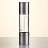 Adjustable Double Compartment Pepper Grinder with Large Bottle Mouth Manual Pepper Grinder Seasoning Bottle Kitchen Supplies