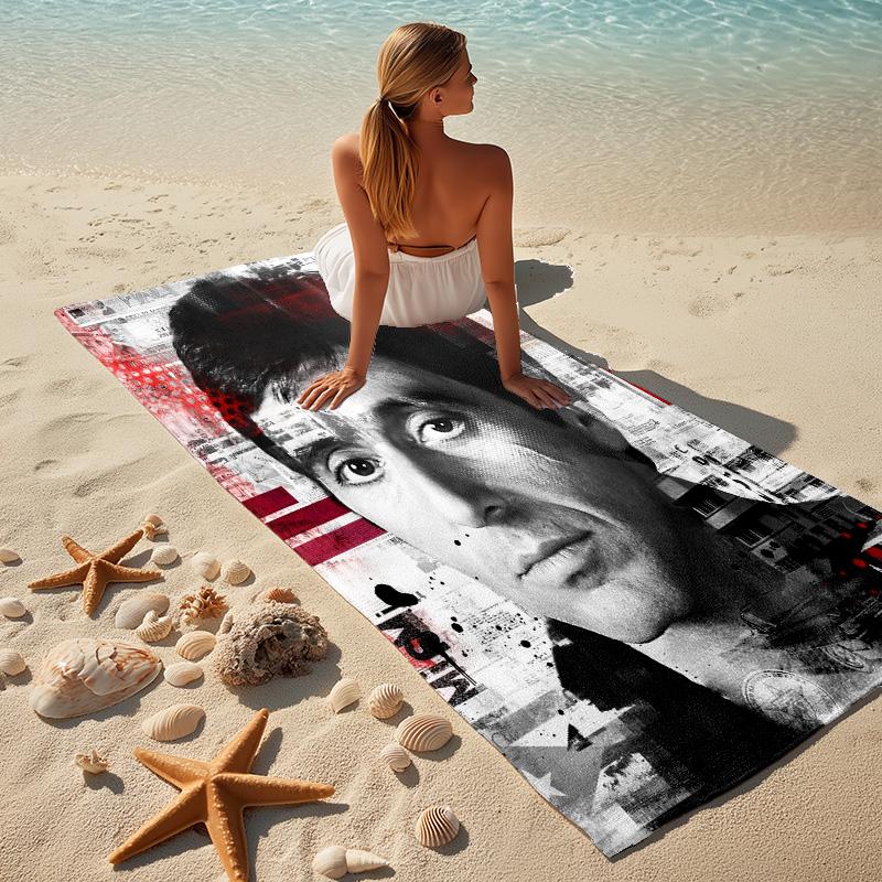 Al Pacino Stylish Digital Printing Beach Towel Quick Drying Absorbent Blanket For Beach Pool Gym Travel Christmas Gift C9211102