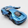 Масштаб 1/36 Ford GT, литая под давлением модель автомобиля, игрушечный автомобиль с откатным механизмом и открытыми дверями для детей, коллекция подарков для мальчиков и девочек