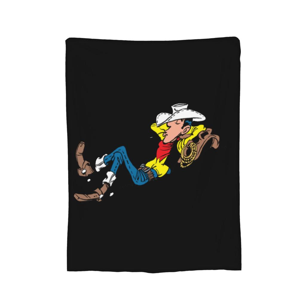 Плед Lucky Luke Коралловый флис Плюшевый Текстильный Декор Дышащий Супер Теплый Пледы для Дома Путешествий Плюшевое Тонкое Одеяло