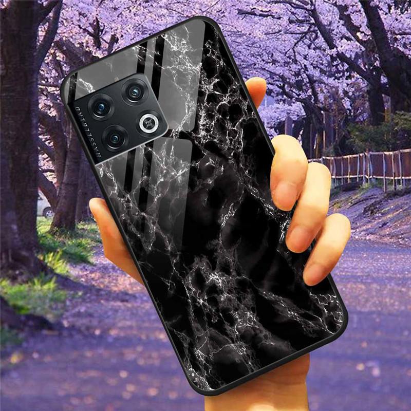 For OnePlus 10 Pro 5G Case 6.7'' Tempered Glass Starry Marble Hard Back Cover for One Plus 10Pro Funda Capa Oneplus10pro Coque