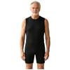 Sleeveless Back Zipper Short Bottoms Jumpsuit for Men Round Neck Adaptive Nursing Pajamas Bodysuit Special Needs Clothes