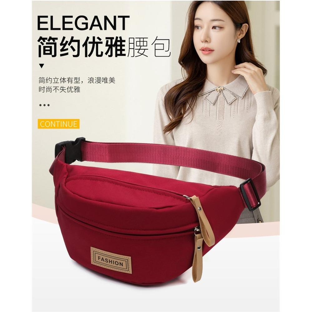 Sports chest bag, women's popular shoulder bag, women's trendy fashion, versatile crossbody bag, casual large capacity waist bag