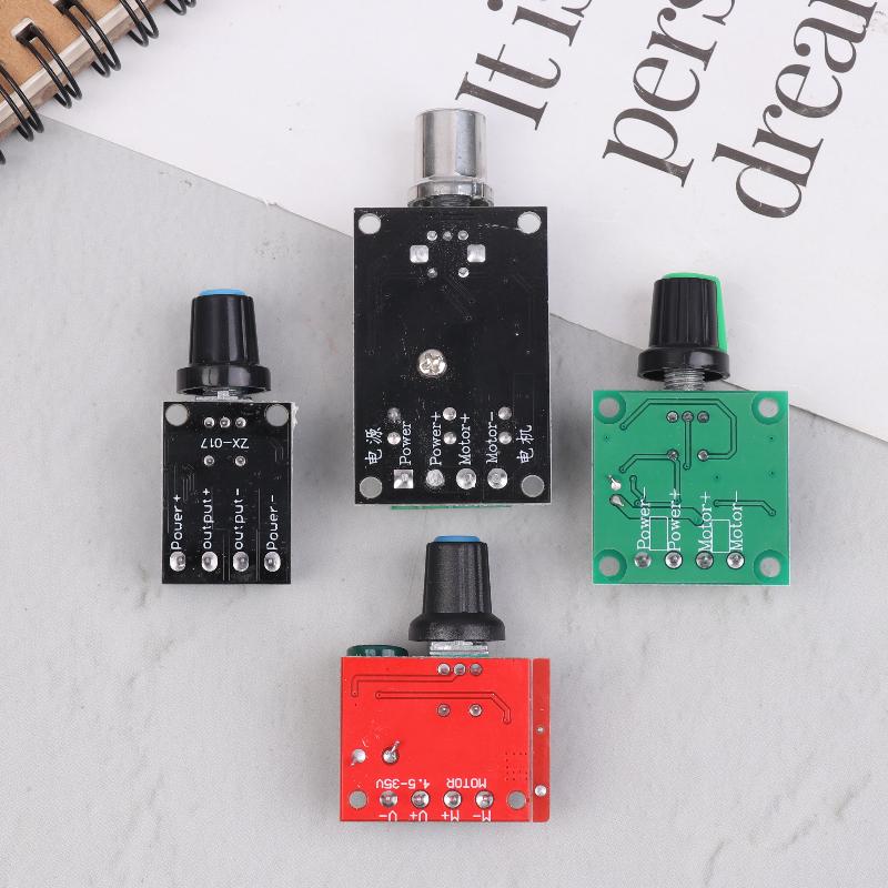 Регулятор напряжения 2/3/5/10А ШИМ Регулятор скорости двигателя постоянного тока Губернатор Бесступенчатый регулятор скорости Диммер для светодиодов Модуль контроллера мощности