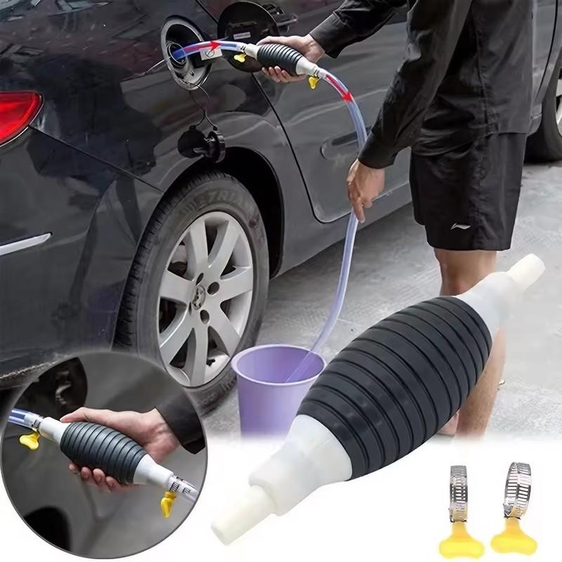 Universal Hand Gas Oil Pump Car Fuel Pump Manual Suction Pipe Water Fuel Syphon Pump Auto Engines Fuel Supply Water Fish Tank