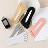 5Pairs Invisible Five Finger Boat Socks Ultra-thin Mesh Shallow Socks Split Toe Socks  Summer