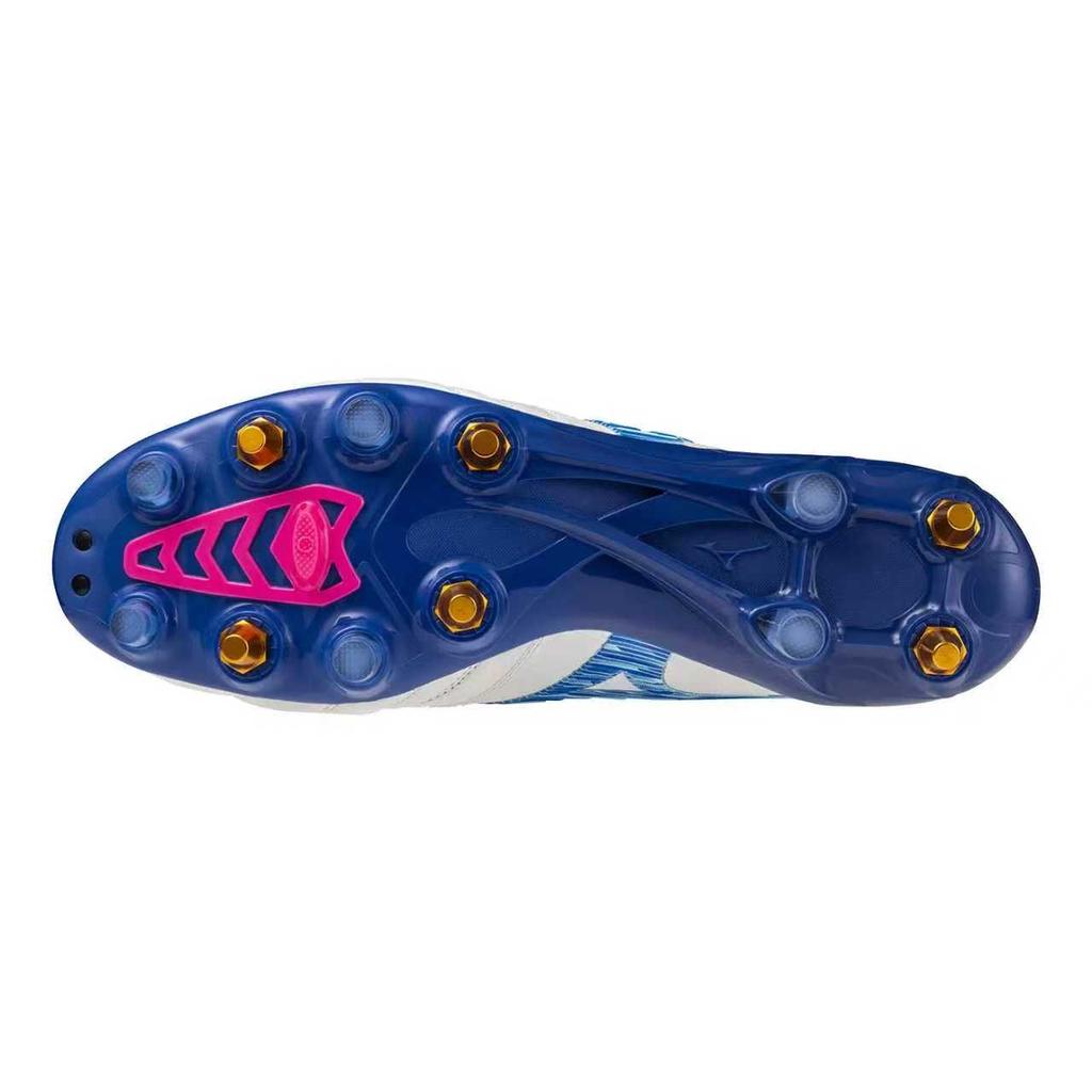 Men's Sneakers Mizuno Morelia Neo 4 Abrasion Resistant Soccer Shoes Men's White Blue