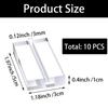 5/10/20Pcs Acrylic Stands Place Card Holders Table Number Stands Card Display for Table Photos Office Home Wedding Party Decor