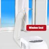 3M/5M Уплотнение окна с молниями Клейкие застежки Бытовой Портативный Кондиционер Гибкая Ткань Герметичная Панель