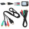 New Multi Out Adapter Flat Video Audio AV Cable Adapter VGA Cord HDMI Male To 3 RCA