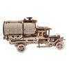 UGEARS Механическая деревянная модель грузовика с цистерной, комплект 3D-головоломки в сборе