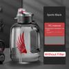 Larger Capacity 4L 5L Plastic Bottle Sport Drink Fitness Outdoor BPA FREE Water Bottle Kettle Pot 1000ml 1700ml 2700ml Bucket