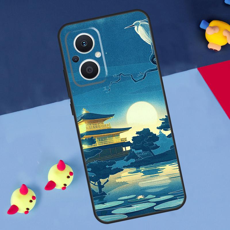 Искусство в японском стиле для чехла OPPO Reno 7 8 Lite 8T 10 11 12 13 14 Pro 11F 12F 13F 14F OPPO Find X8 X5 X6 X9 Pro
