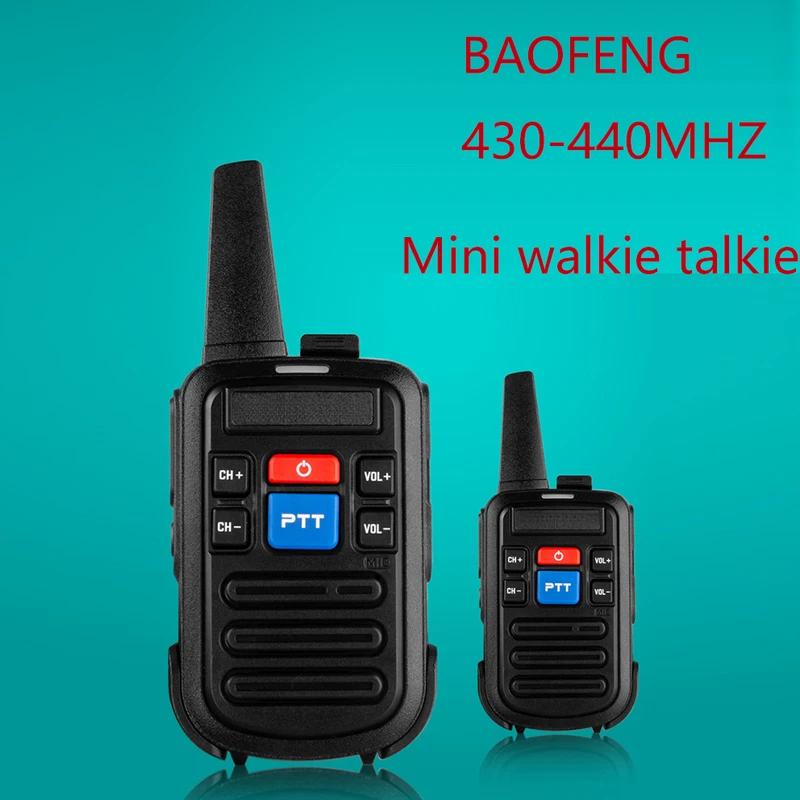 Мини-рация BF-C50, зарядное устройство UHF Dual PTT 5 Вт/Type-C, детское радио, высокочастотный трансивер 1500, 2 комплекта