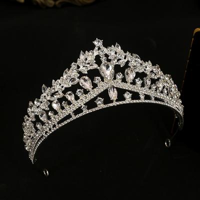Новый изысканный полукруглый венец со стразами для свадебного головного убора, фотосъемка и макияж, свадебное платье, аксессуары для укладки