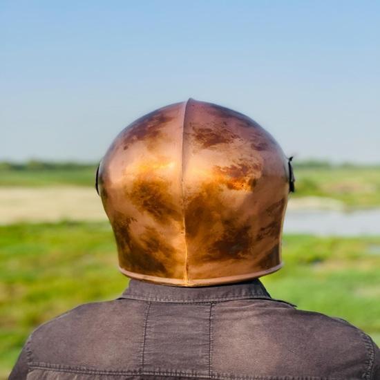 Commando Barbuta Visored Helmet for Cosplay 18g Mild Steel Helmet Warrior Helmet Best Gift for Him