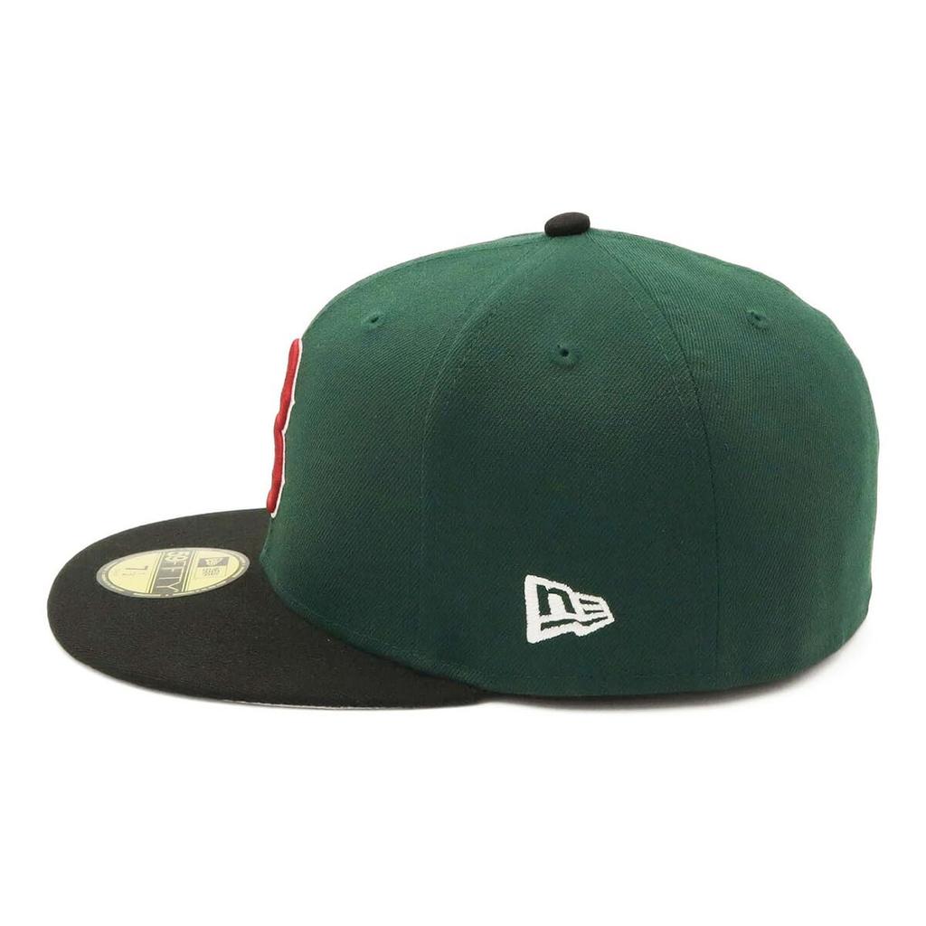 Кепка Newera 59FIFTY 70823746 NER35C8947 MLB Boston Red Sox BOS Темно-зеленая зеленая 7-СТОРОННЯЯ НАШИВКА ПОД КОЗЫРЬКОМ ONSPOTZ Изготовленная на заказ кепка Gokyu Fifty Stylish