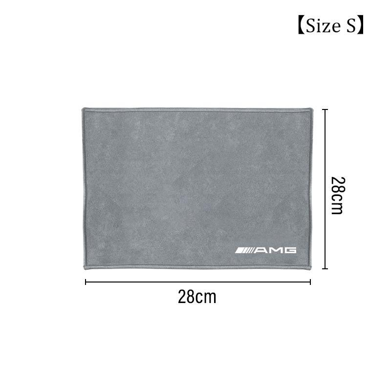 CQK1 Car Wash Microfiber Towel For Mercedes Benz AMG W205 W203 Auto Logo Cleaning Drying Rag Cloth GLC GLA W210 W211 W220 Accessories