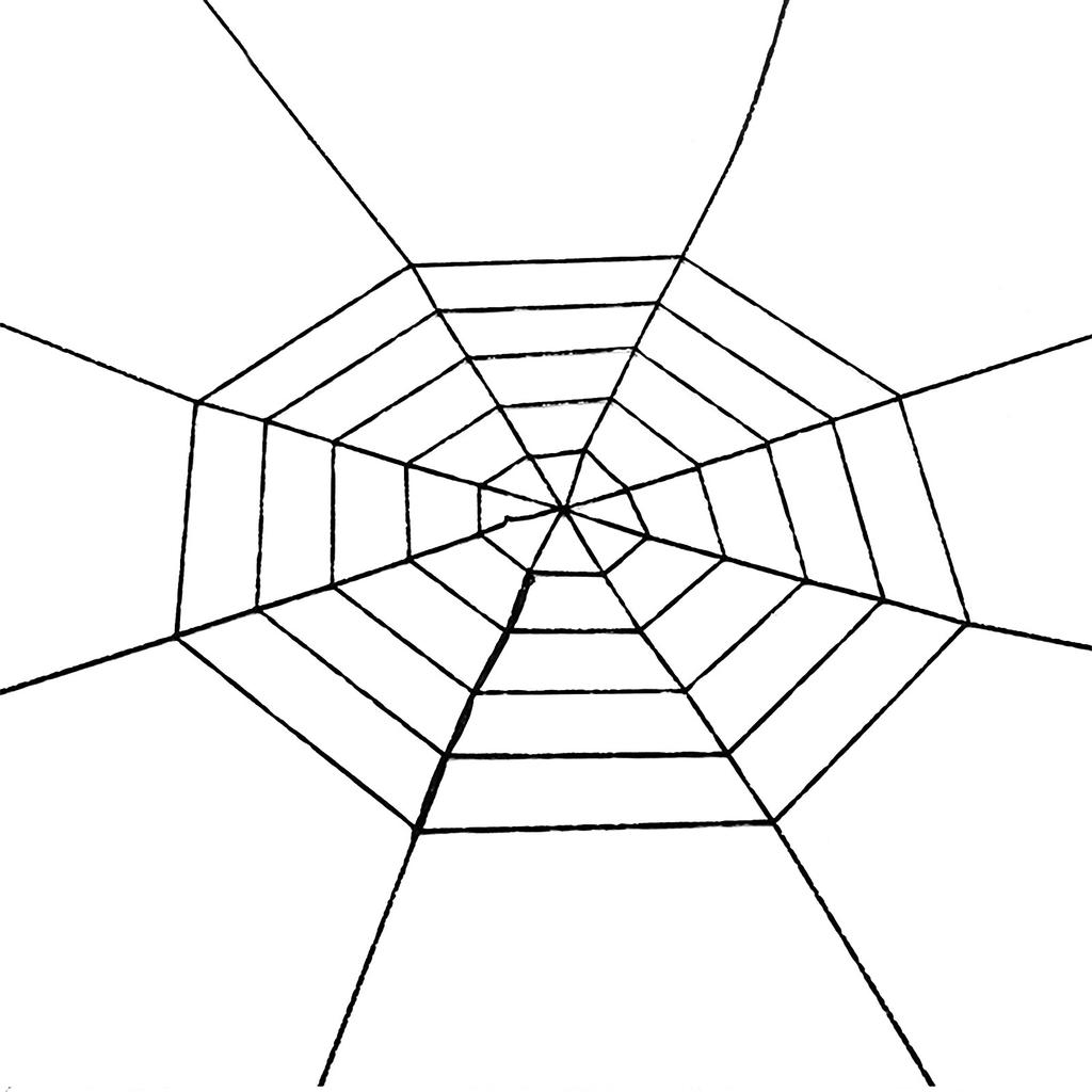 Halloween Decoration Fixable Simulation Spider-Web Decorative Props For Home