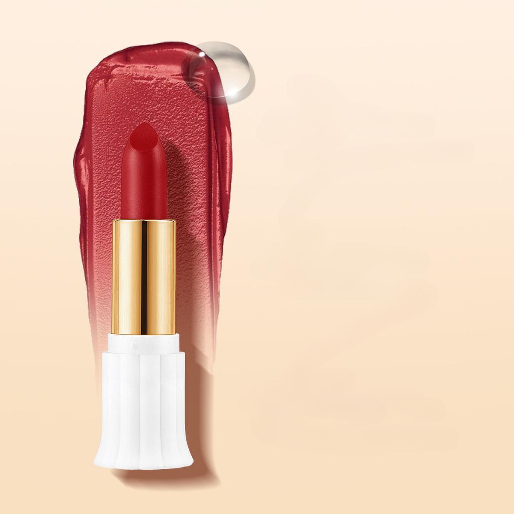 Новая помада с антипригарным покрытием, невыцветающая помада с антипригарным покрытием, легкая, матовая, водонепроницаемая и устойчивая к поту, красочная помада для макияжа