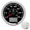 85mm Analog GPS Speedometer Odometer 0‑35Knots IP67 Waterproof 9‑32V with 8 Backlit for Marine Vessel Truck