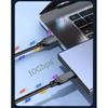 Кабель USB3.2 Type A на USB C Gen2 10 Гбит/с для передачи данных SSD Жесткий диск NVMe 3A 60 Вт Быстрая зарядка для iPhone 15 16 Samsung