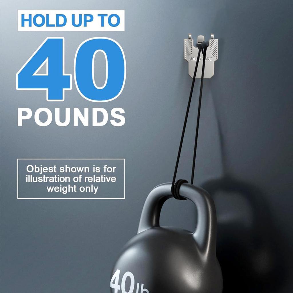 Pack Of 20 Heavy Duty Stainless Steel Picture Hangers For Drywall Reusable Wall Hook Claws for Photo Poster Painting