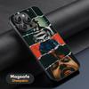 Hot W-Week-NDES Star Cool Phone Case For iPhone 17 16 15 14 13 12 11 Plus Pro Max  High-end Luxury Magsafe Sheepskin