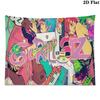 Gorillaz Wall Tapestry Aesthetic Wall Hanging Printed Fabric Blanket Decorative Tapestries for Bedroom Living Room Home Decor