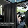 2pcs/set Sun Shade Privacy Curtain Taxi Car Isolation Curtain Partition Protection Curtain Commercial Car Interior Accessories