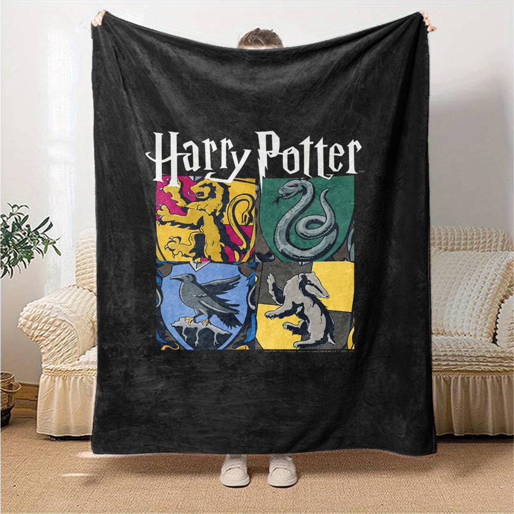 Harry Potter Theme Printed Blanket - Perfect for Couch, Bed, Travel & Outdoor Use | Machine Washable, Cozy & Durable.