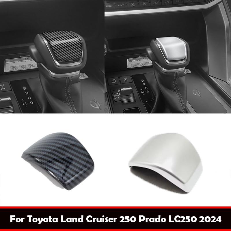 For Toyota Land Cruiser 250 Prado LC250 2024 center console Gear Shift Knob Gear Head cover Sticker Interior Accessories