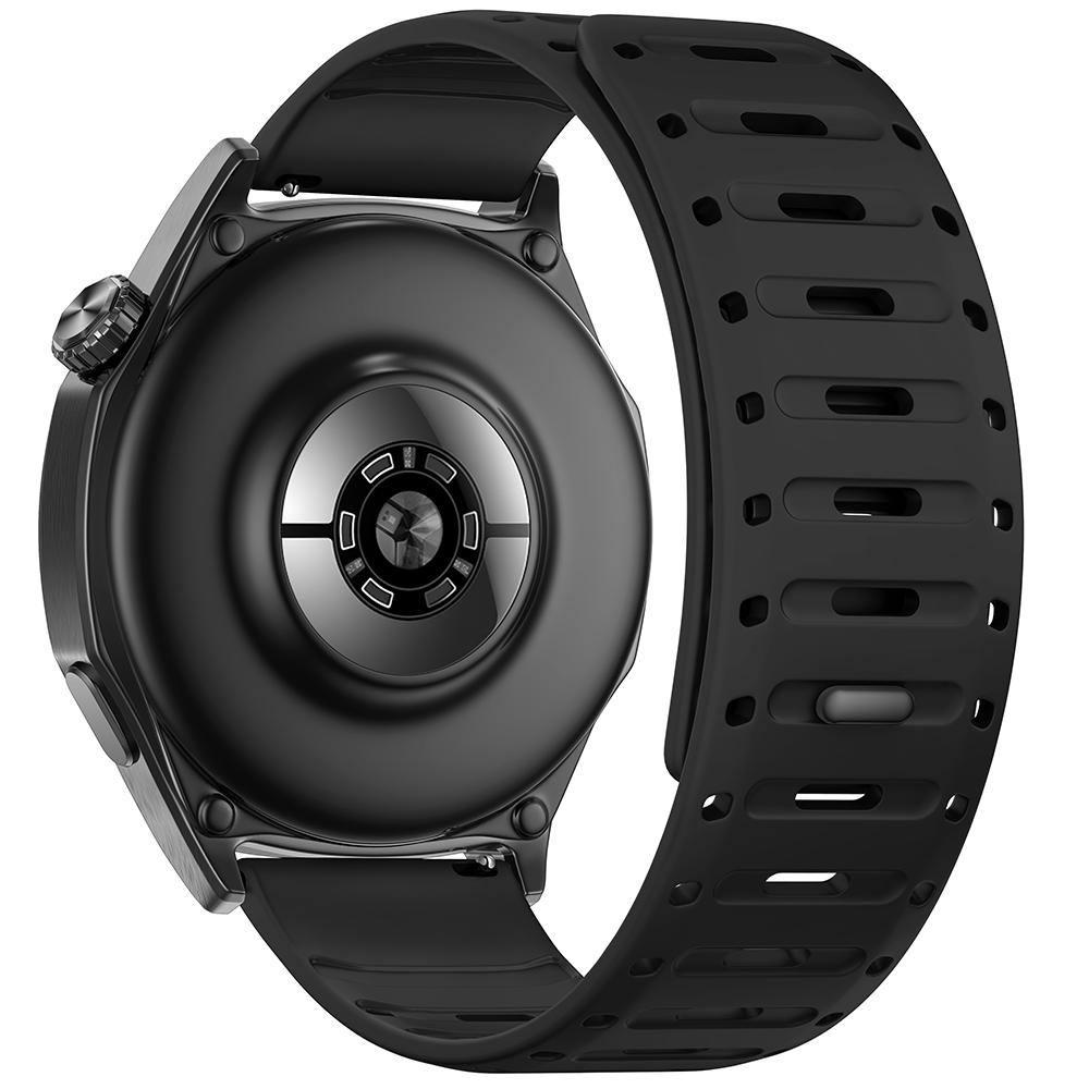 Силиконовый ремешок 22 мм для Huawei Watch 5/4/Pro/3 GT5 Pro/GT5 GT4 46 мм Спортивный магнитный ремешок для Amazfit Bip 5-6/Balance 2