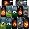 Для iPhone 16 15 Xiaomi Redmi Note 14 13 12 11 Pro Max X 8 16e Samsung Galaxy S25 S24 S23 Moto OPPO Huawei Cool Soccer Play Football Match Phone Case