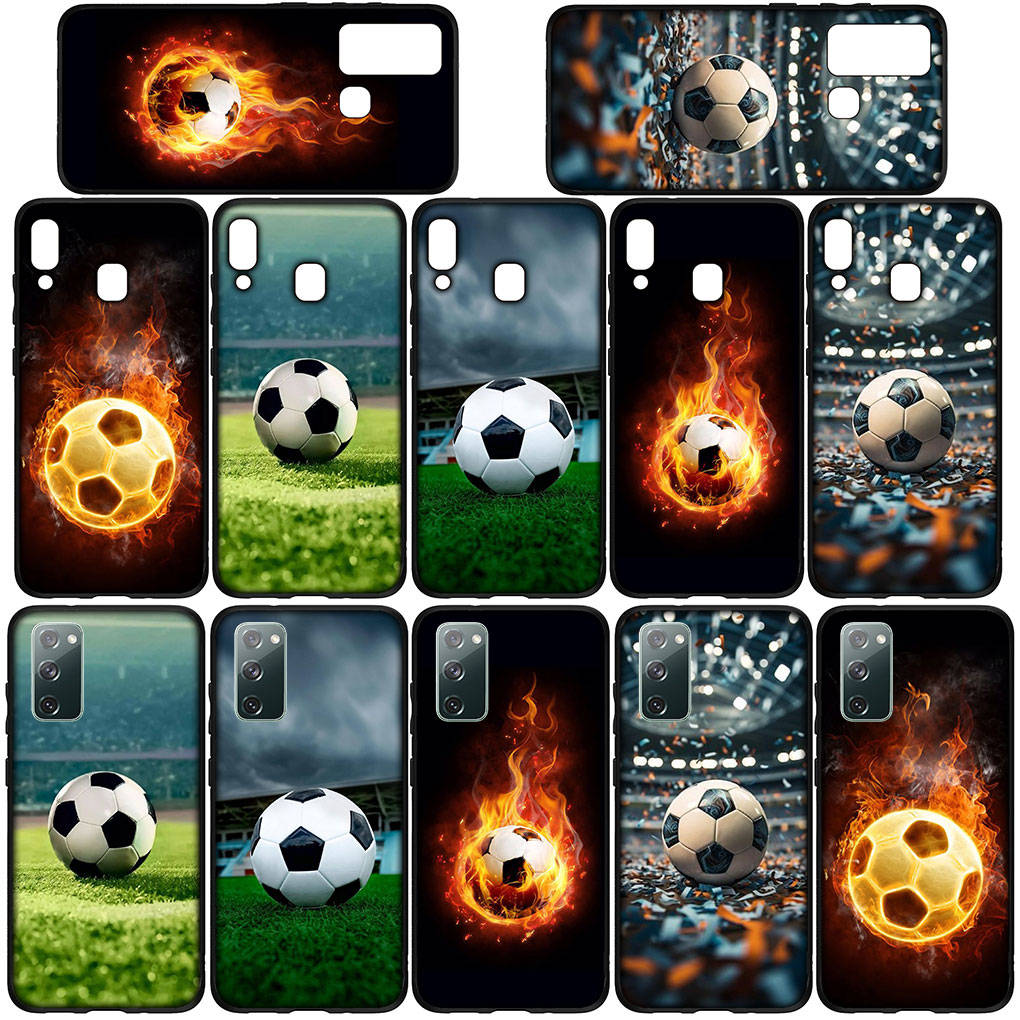 Для iPhone 16 15 Xiaomi Redmi Note 14 13 12 11 Pro Max X 8 16e Samsung Galaxy S25 S24 S23 Moto OPPO Huawei Cool Soccer Play Football Match Phone Case