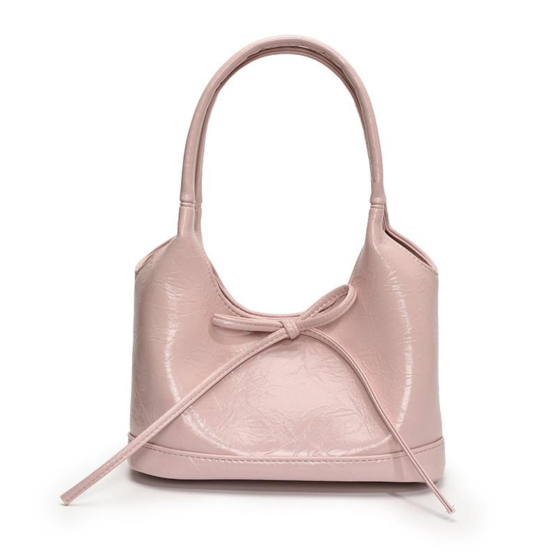 Minimalist Butterfly Knot Bag For Daily Casuals In Pu Material