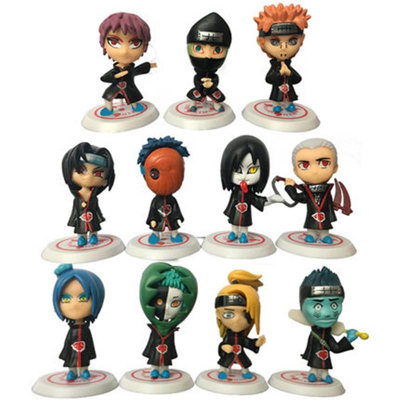 Набор Узумаки Наруто Шиппуден Аниме ПВХ Фигурка Хатке Какаши Q Версия Модель Фигма Подарки Статуэтка Наруто Коллекционные Игрушки