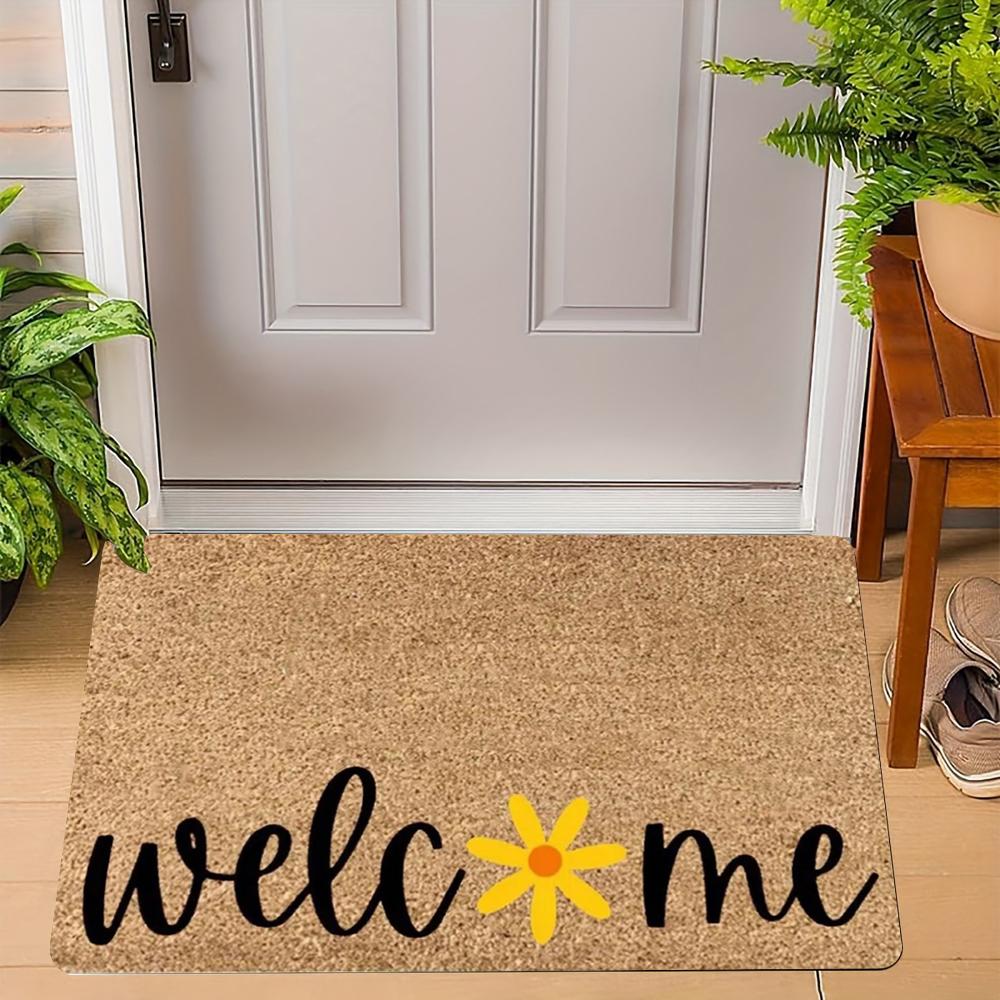 Abstract Art Bouquet Door Mat Creative Door Mat Props Home Door Decoration Front Door Welcome Mat Living Room Bedroom Carpet