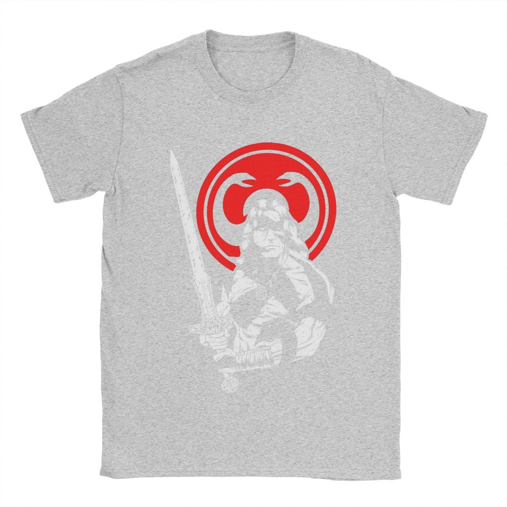 Конан-варвар Мужская футболка Новинка Футболка с коротким рукавом и круглым вырезом Футболки из чистого хлопка Новое поступление Топы