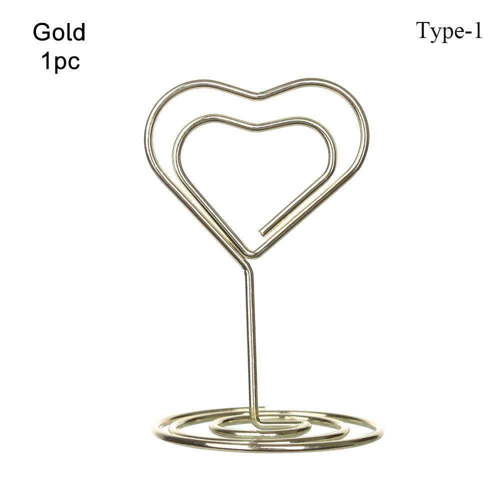 Настольное украшение в форме сердца, розовое золото, зажимы для фото, держатель номеров столов, зажимы для рассадочных карточек, подставка