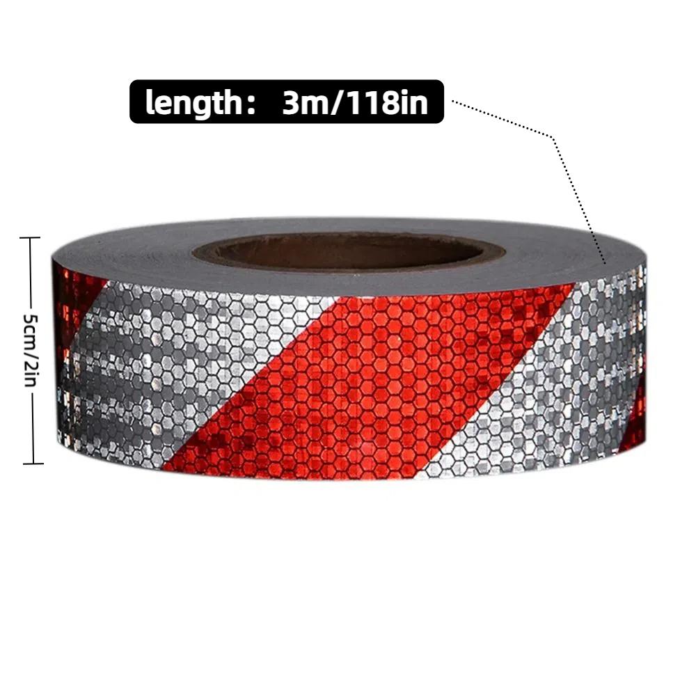 Shining Reflective Tape 2 Inch X 32.8 Feet Warning Tape New Safety Reflective Stickers Car