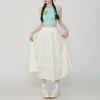 Retro Sweet Versatile Cake Skirt A-line Skirt Draped Casual Long Skirt Spring and Summer Style